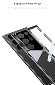 Digital Star Samsung Galaxy S24 Ultra Shield Pro Camera Protection PC Case With Matte Finish , Shockproof