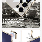 DIGITAL STAR Case for Samsung Galaxy S25 Ultra, Luxury Electroplated Phone Case Camera Protection Non Yellowing Soft Cover S25 Ultra