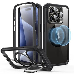 DIGITAL STAR iPhone 15 Pro Case, Full-Body Shockproof Mag Safe Case, Exceeds Military-Grade Protection