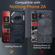 DIGITAL STAR Transparent Shockproof Hybrid Protection Back Case Cover for Nothing Phone 2A