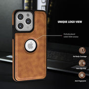 DIGITAL STAR  Back Cover | Flexible Pu Leather | Full Camera Protection | Raised Edges | Super Soft-Touch | Bumper Case for iPhone 13 Pro Max (Brown)