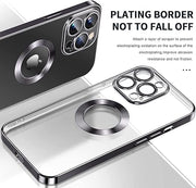 DIGITAL STAR  Electroplated Logo View | Slim Shockproof | Soft TPU | Anti-Yellow Back Case Cover Compatible with iPhone 11