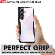 digital star Samsung Galaxy A35 (5G) Back Case Cover | Camera Protection Shockproof Bumper-Edge