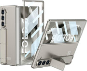 Ultra Thin Case/Cover with Foldable Kick Stand & Front Glass Protector for Samsung Galaxy Z Fold6