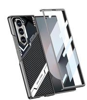 DIGITAL STAR  Sports Series Glass & PU Leather Electroplated Back Case Cover for Samsung Galaxy Fold 6 5G / Galaxy Fold 6 Case Cover