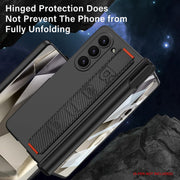 DIGITAL Star COVER Ultra Thin Case/Cover with Leather Strap & Hinge Protector S Pen Holder for Samsung Galaxy Z Fold6 / Galaxy Fold 6 Case Cover