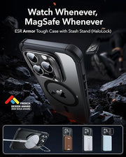 DIGITAL STAR iPhone 15 Pro Case, Full-Body Shockproof Mag Safe Case, Exceeds Military-Grade Protection