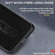 Digital star  Liquid Silicon Back Cover Case for Samsung Galaxy A35 5G |