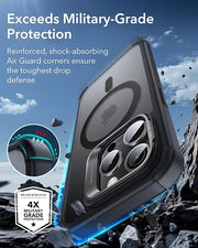DIGITAL STAR iPhone 15 Pro Case, Full-Body Shockproof Mag Safe Case, Exceeds Military-Grade Protection