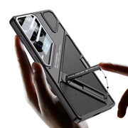 DIGITAL STAR Back Cover Case Compatible with Samsung Galaxy S25 Ultra Kickstand Shockproof Protective