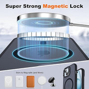 DIGITAL STAR  Stand Case for iPhone  14 | Translucent Frosted Back Cover