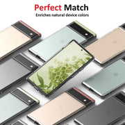 DIGITAL STAR Shockproof Clear Cover Case Transparent Cover for Google Pixel 6