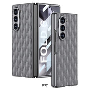DIGITAL STAR Ultra Hybrid Premium Cushion Leather Series Case for Samsung Galaxy Z fold 6 Case Thin Shookproof with Screen Protector for Galaxy Z Fold 6 Case