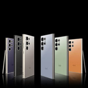 digital star Leather Case Compatible with Samsung Galaxy S24 Ultra Release 2024 Hard PC Smooth Lightweight Slim Camera Protection Cover