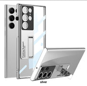 DIGITAL STAR FOR Suitable for Samsung Galaxy s24 Ultra case, Compatible with mag safe (Magnetic case) (with Stand) Shockproof, Anti-Yellowing, Anti-Scratch and Anti-Drop, Ultra-Thin, Frosted case