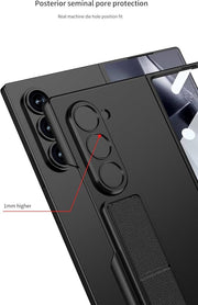 Ultra Thin Case/Cover with Foldable Kick Stand & Front Glass Protector for Samsung Galaxy Z Fold6