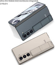 Ultra Thin Case/Cover with Foldable Kick Stand & Front Glass Protector for Samsung Galaxy Z Fold6