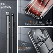 DIGITAL STAR Transparent Shockproof Hybrid Protection Back Case Cover for Nothing Phone 2A