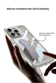 DIGITAL STAR Premium Transparent Case with Band for iPhone 16 Series