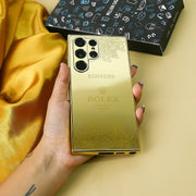 DIGITAL STAR Galaxy S20 Ultra Crafted Gold Luxurious Camera Protective Case