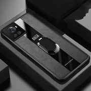 DIGITAL STAR Plexiglass Luxury Leather Ring Case - OnePlus