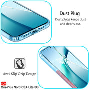 DIGITAL STAR Back Cover Soft Case Compatible with OnePlus Nord CE 4 Lite 5G  Clear Transparent