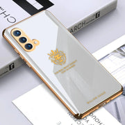 DIGITAL STAR OnePlus Series Lion Pattern Electroplating Glass Case