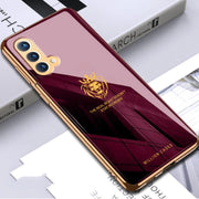 DIGITAL STAR OnePlus Series Lion Pattern Electroplating Glass Case