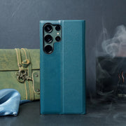 DIGITAL STAR PU Leather Side Window Flip Case - Samsung