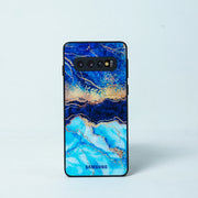 DIGITAL STAR Galaxy S10 Plus Dark Ocean Pattern Glass