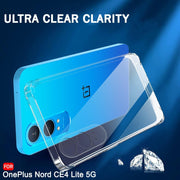 DIGITAL STAR Back Cover Soft Case Compatible with OnePlus Nord CE 4 Lite 5G  Clear Transparent