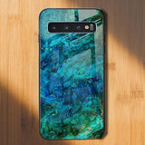 DIGITAL STAR Galaxy S10 Classic Nature Elemental Textured Marble Case