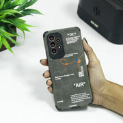 DIGITAL STAR Samsung Sneaker Label Leather Edge Case - Samsung