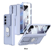 DIGITAL STAR for Samsung Galaxy Z Fold 5 5g Case with Slide Camera Cover & S Pen Holder, [Hinge Protection] [Built in Screen Protector] [360°Stand Ring Holder] All-Inclusive Phone Case for Fold 5