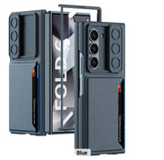 DIGITAL STAR Samsung Galaxy Z Fold 6 GKK Ultra-Thin Sliding Window Card Slot Phone Case.