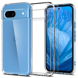DIGITAL STAR Back Cover Soft Case Compatible with Google Pixel 8A Clear Slim Back Cover Transparent