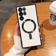 DIGITAL STAR Galaxy S21 Plus Classic Plating Soft Edge MagSafe Case