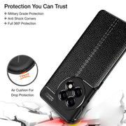 DIGITAL STAR Sleek Urban Leather Ring Holder Case - OnePlus