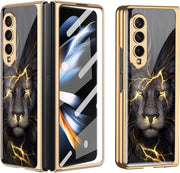 DIGITAL STAR Designer Hard Back Case/Cover for Samsung Galaxy Z Fold 4 5g / Z Fold 4 Case Cover (Polycarbonate| Glass)