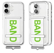 DIGITAL STAR Transparent Clear Shock Proof Back Case  iPhone 16 / Cover with Strap for iPhone 16