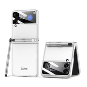 DIGITAL STAR  Z Flip 3 Case with Capacitance Pen for Samsung Galaxy Z Flip 3 5G Case with Pen Slot and Glass Protection